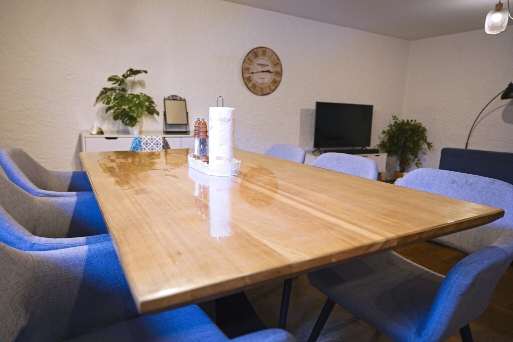Esstisch in der Ferienwohnung Erholungsreich in Kelheim